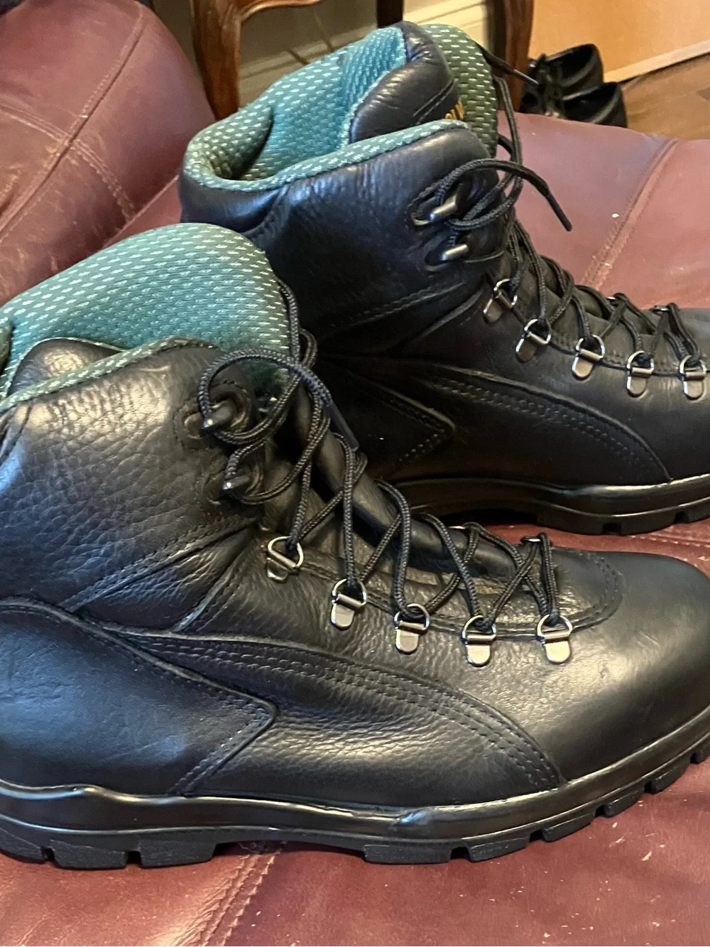 Wolverine Durashock Men’s 9.5 Work Boots Black Steel Toe